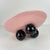 Vintage Centerpiece Bowl in Pink and Black Glazed Ceramic by Ettore Sottsass, 1980 For Sale - Image 9 of 12