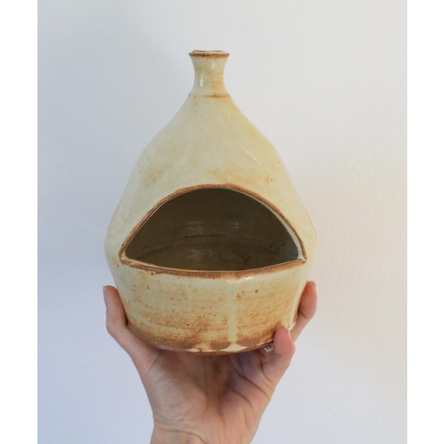 Vintage Studio Pottery Glazed Vessel For Sale - Image 11 of 12