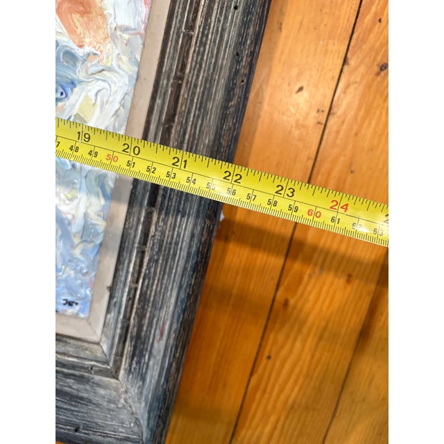 Abstract Abstract Oil Painting on Canvas by Matthew Izzo For Sale - Image 3 of 3