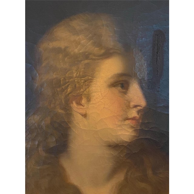 Late 19th Century Antique Oil on Canvas Spatal Gilt Frame, Vienna, Signed 1870 For Sale - Image 5 of 16
