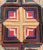 Textile 19thc Wool & Velvet Log Cabin Quilt For Sale - Image 7 of 9