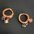 Contemporary Baby Evil Eye Rose Gold Earrings, A Pair For Sale - Image 3 of 12