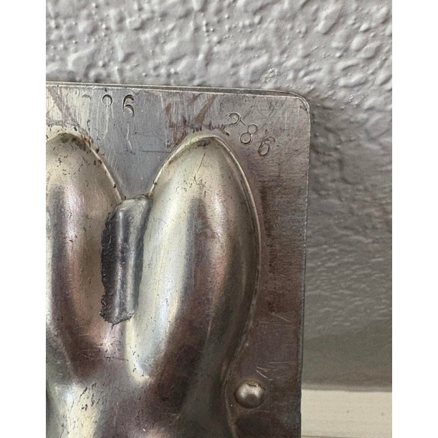 2-Piece Metal 3d Rabbit Bunny Chocolate Candy Mold No. 286 Easter Decor Vintage For Sale - Image 11 of 12