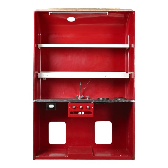 Vintage French Kitchen Block by Charlotte Perriand for Les Arcs, 1970s For Sale