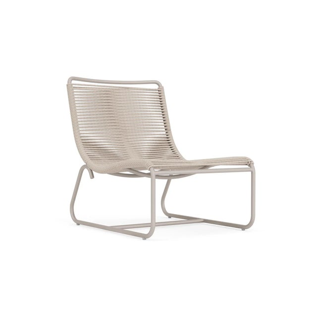 Brown Jordan Walter Lamb Aluminum Lounge Chair, Dove frame with Pebble fabric For Sale - Image 13 of 13