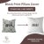 Not Yet Made - Made To Order Fabdivine Decorative Block Print Cushion Cover 16x16 Inch Viscose Linen- Neerabel For Sale - Image 5 of 5