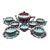 Drip Tea Pot, Cups and Saucers, Plus Sugar Bowl by Allen’s of California - 12 Pieces For Sale
