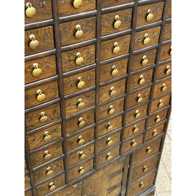 Chinese Apothecary Cabinet with 69 Drawers For Sale - Image 3 of 14