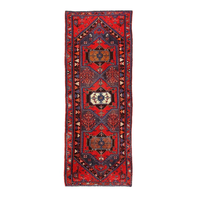 1920s Persian Antique Hamadan Runner For Sale
