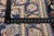 Textile Vintage Navy Blue Chinese Tabriz Rug, 04'01 X 05'09 For Sale - Image 7 of 10