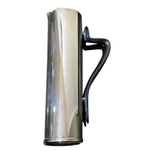Vintage Postmodern 1980's Valerio Albarello Designed Steel Pitcher by Gorham