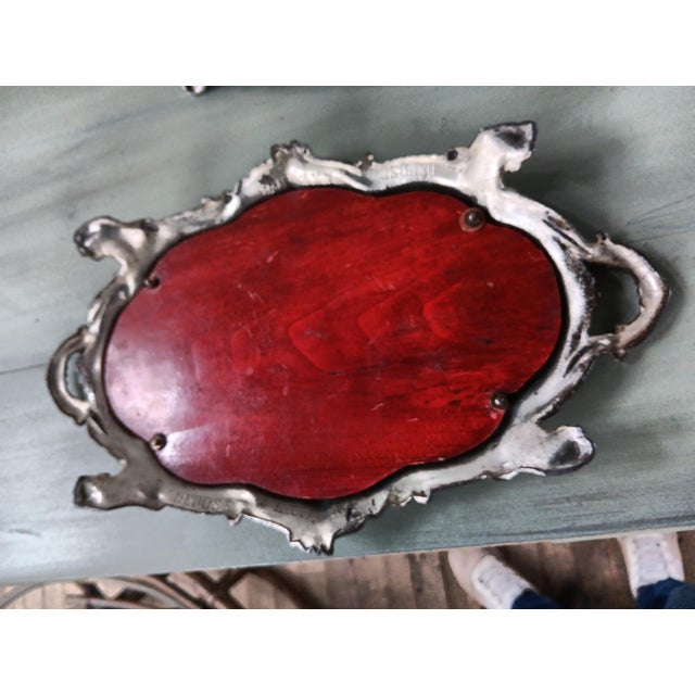 Gray Louis XV Table Planter with Metal Mirror, 1890s For Sale - Image 8 of 13