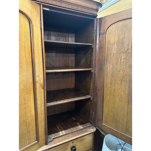 19th Century 1830 Monumental Housekeeper’s Cupboard. Quarter-Sawn European White Oak For Sale - Image 5 of 12