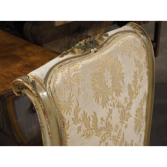 Large 19th Century Louis XV Style Painted Banquette De Fenêtre Window Bench For Sale - Image 4 of 18