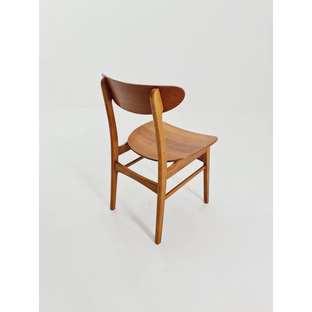 Brown Danish Teak Dining Chair from Farstrup, 1960s For Sale - Image 8 of 10
