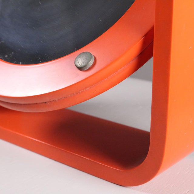 Orange Table Mirror, 1960s For Sale - Image 3 of 6