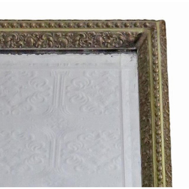 Antique Gilt Full-Length Floor Wall Dressing Mirror, 1910s For Sale - Image 6 of 9