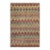 Shabby Chic Balochi Blue/Red Wool Rug - 3'4''x5'1'' For Sale