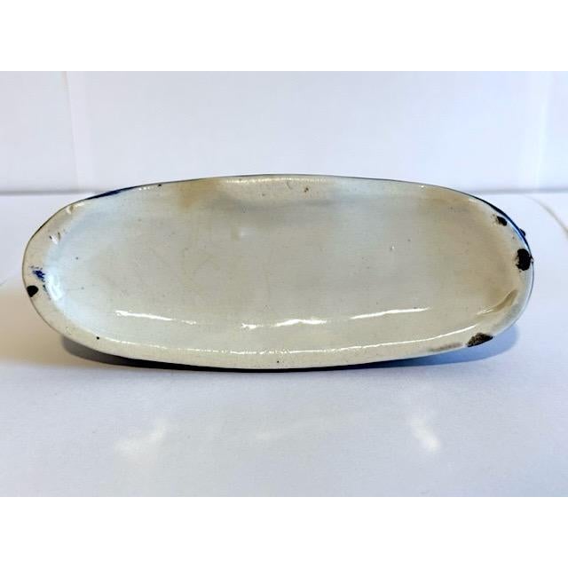 Mid 19th Century Early Staffordshire Greyhound Inkwell For Sale In Portland, ME - Image 6 of 6