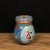 This is a beautiful vintage Chinese cloisonné enamel cricket jar, a classic piece of traditional Chinese decorative art....