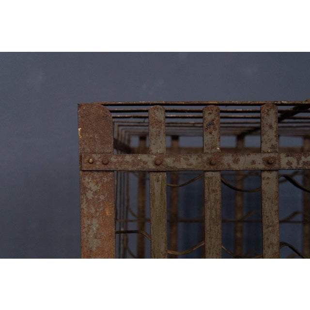 Vintage Steel Wine Rack For Sale - Image 13 of 18