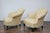 Pair of Vintage French Lounge Chairs with Camelbacks, Rolled Arms, Ebonized Legs For Sale In Atlanta - Image 6 of 12