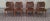 Mid-Century Dining Chairs with Beechwood Frame and Brown Fabric Upholstery, 1960s, Set of 4, in Very Good conditions....