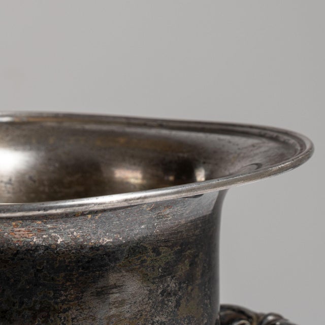 French Mid 20th Century France Silver Ice Bucket For Sale - Image 3 of 15