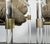 Textile Late 19th Century Pair of Lucite and Metal Lounge Chairs For Sale - Image 7 of 12