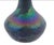 Black Iridescent Amethyst Vase With Floral Design, Early 20th C., 13-Inch For Sale - Image 4 of 11
