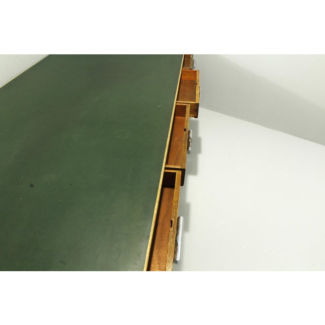 Wood Vintage Bauhaus Desk in Oak, 1930s For Sale - Image 7 of 18