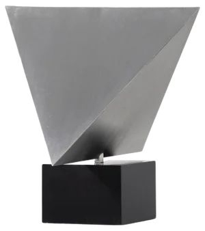 Pyramid Sculpture by Rudolf Wolf, 1975