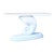 Late 20th Century Nautilus Blue Console Table For Sale