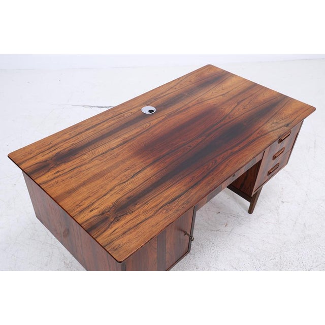Wood Vintage Danish Rosewood Desk, 1960s For Sale - Image 7 of 18