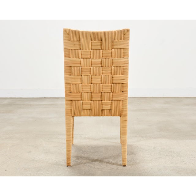 John Hutton for Donghia Block Island Rattan Cane Dining Chair For Sale - Image 14 of 18