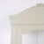 Grey-Painted Display Cabinet with Curved Top and Carved Details, 1920 For Sale - Image 11 of 12