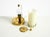 Brass Table Lamp with Opal Glass Shade, 1950s For Sale - Image 16 of 18