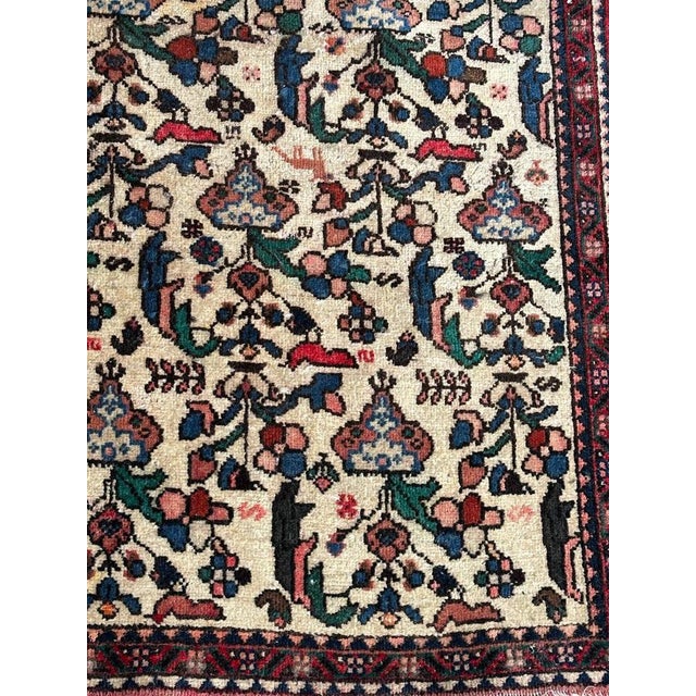 1960s Small Vintage Abadeh Rug, 1960s For Sale - Image 5 of 16