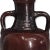 Vintage Double Handled Brown Drip Glaze Amphora Vase/Jug For Sale In San Francisco - Image 6 of 11
