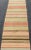 Mid 20th Century Vintage Turkish Hand Woven Kilim Runner With Stripes in Red, Green, Yellow, and Orange For Sale - Image 5 of 11