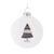 Modern Tree Sentiment Ball Ornament (Set of 6) For Sale - Image 3 of 5