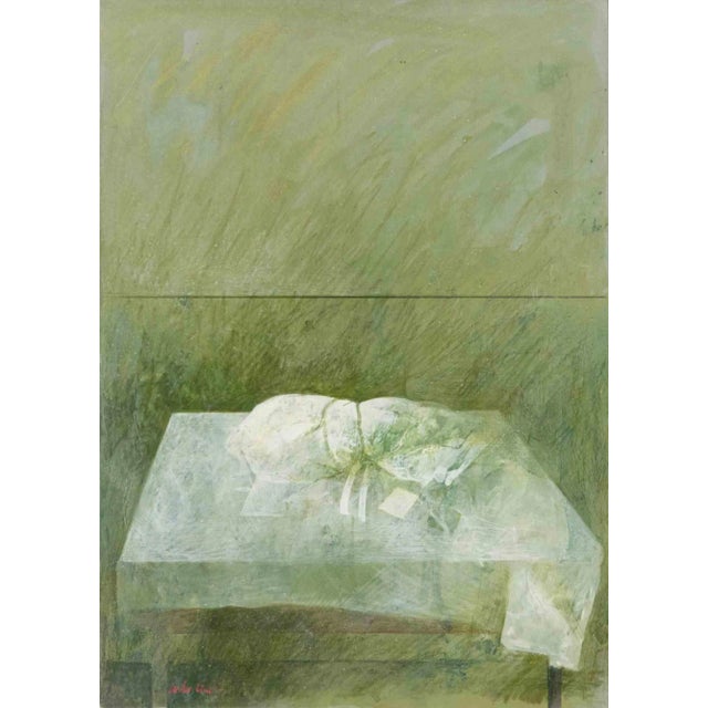 Pedro Cano, Untitled, Pastels on Board, 1980s For Sale