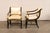 Mid 20th Century Mid 20th Century French Gold & Black Chairs with Carved Eagles - a Pair For Sale - Image 5 of 11