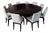 Dining Table With Set of 12 Christian Liaigre at Holly Hunt Dining Chairs For Sale