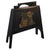 20thc Shoe / shine box in original painted motif. One side has a donkey and rider and the other side has palm trees and...