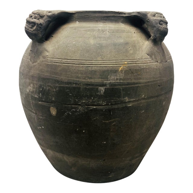 Late 19th Century Asian Water Pot For Sale