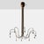 1960s Danish Copper Chandelier For Sale - Image 4 of 5