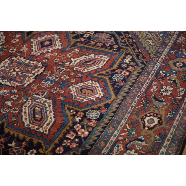 Transitional Vintage Heriz Carpet - 7'5" X 10'4" For Sale - Image 3 of 13