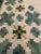 Swedish Flat Weave Rug in Soft Green Tones on Cream Background For Sale - Image 6 of 9
