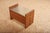 Wood Side Table in Veneered Plywood with Sand-Cast Glass Top, Metal Tube and Handles by Jacques Adnet, 1930s For Sale - Image 7 of 10